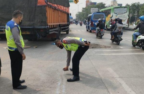 Kumpulan Fakta Hasil Olah TKP Kecelakaan Maut di Cikarang, Pemotor Tewas Tergelincir Terlindas Truk
